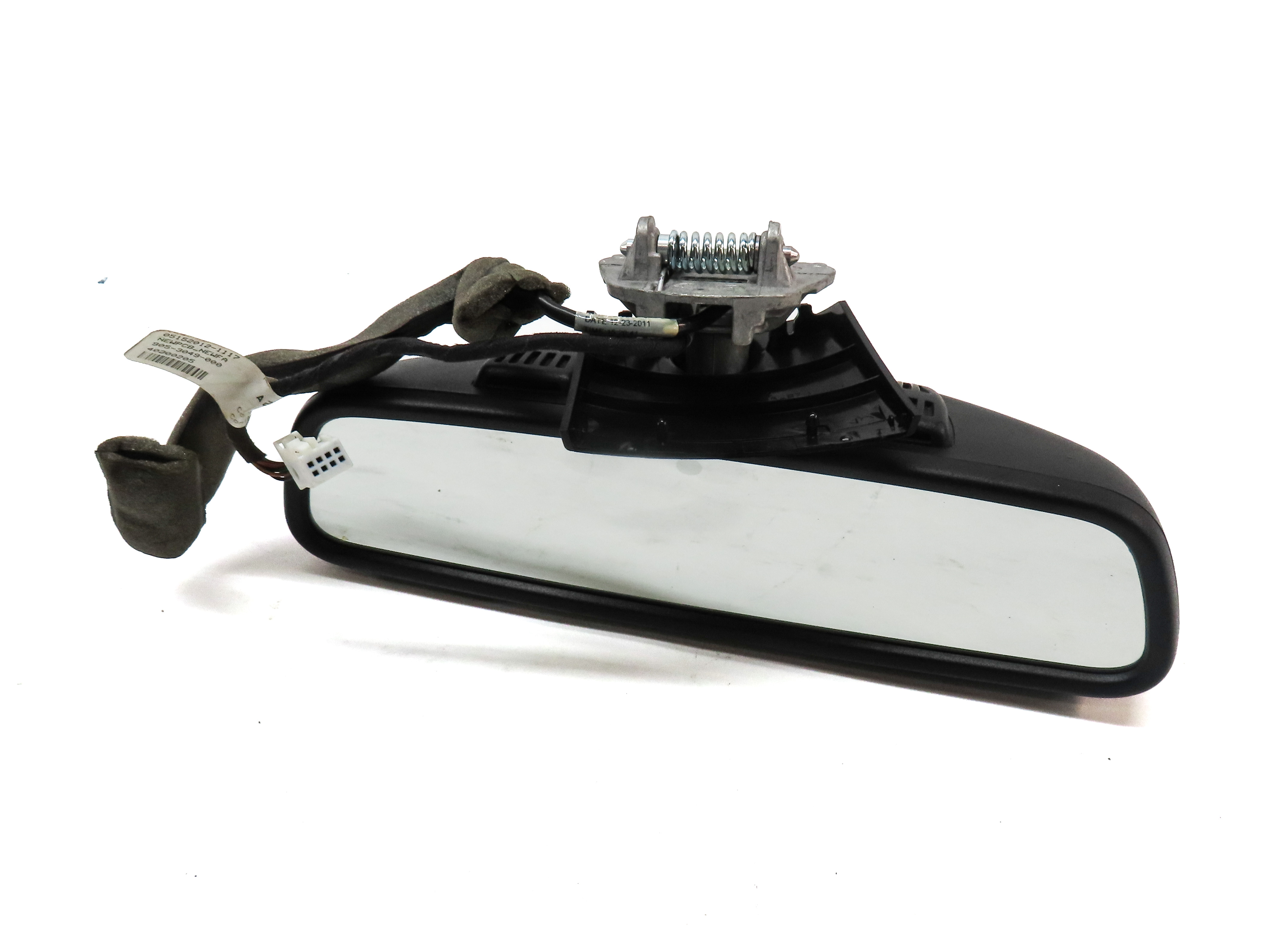 08-17 MERCEDES C E GLK CLS (W204 W207 W212 W218) REARVIEW MIRROR COMPASS (BLACK) — exact item pictured